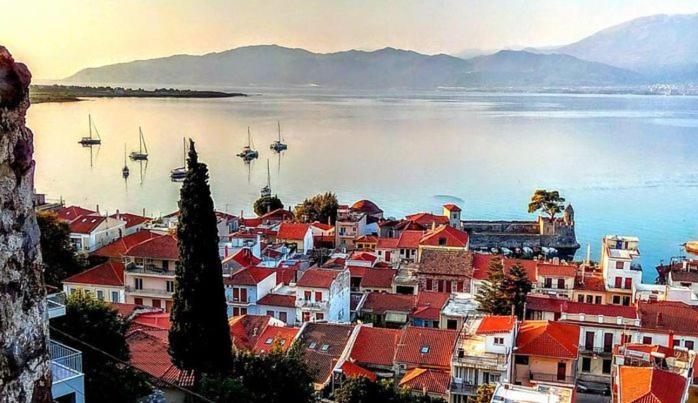 Sideroporta Castle Nafpaktos Guest House ภายนอก รูปภาพ