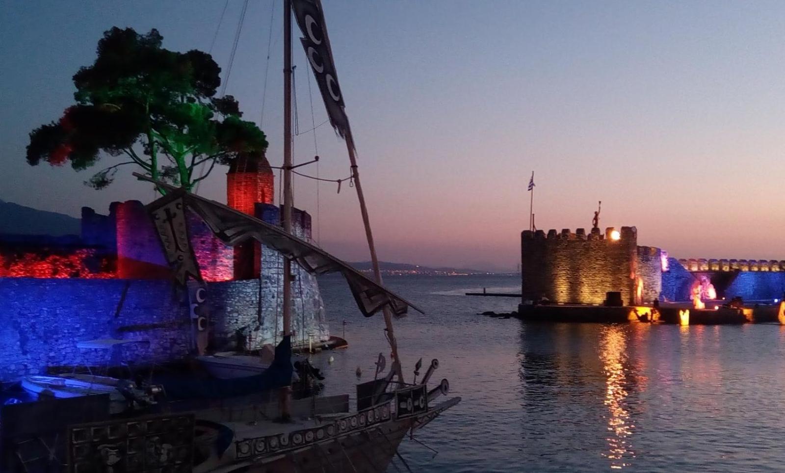 Sideroporta Castle Nafpaktos Guest House ภายนอก รูปภาพ